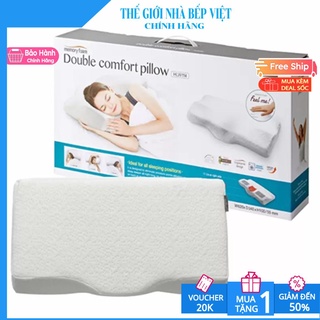 Gối Memory Foam 50D Hình chữ nhật Lock&Lock Trắng HLW114