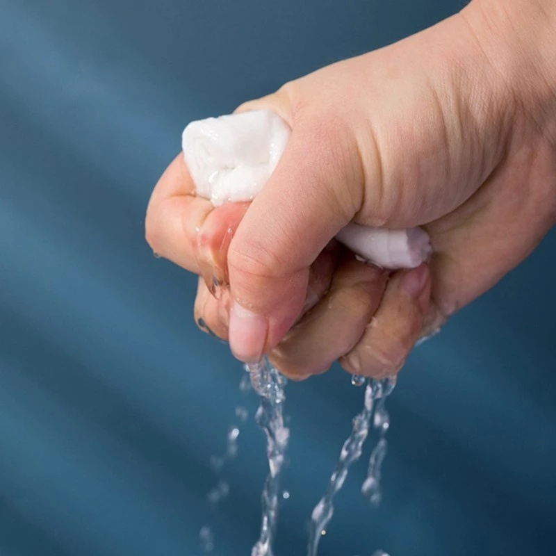 10/20 Khăn mặt dạng nén bằng cotton dày dặn dùng một lần tiện lợi