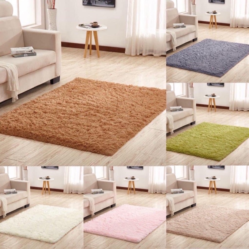 Thảm lông lót sàn - Thảm trải sàn phòng ngủ 2m x 1m6