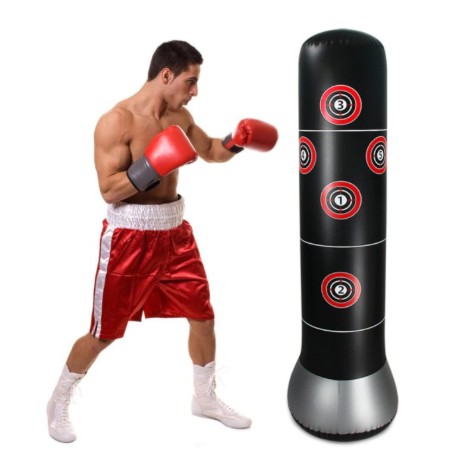 PURE BOXING - Trụ Đấm Bốc Tự Cân Bằng Cao 160cm – Đường Kính 48cm - Tặng Kèm Bơm, Keo ...