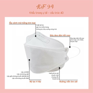 Khẩu trang KF94 trẻ em (set 10 cái)