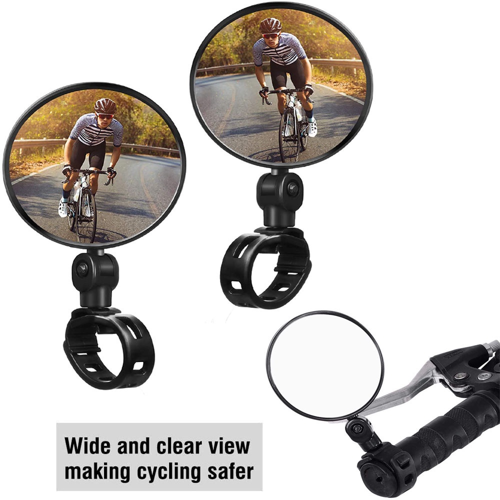 MUVAKO 1 Gương Chiếu Hậu Gắn Tay Lái Xe Đạp Có Thể Điều Chỉnh Tiện Dụng