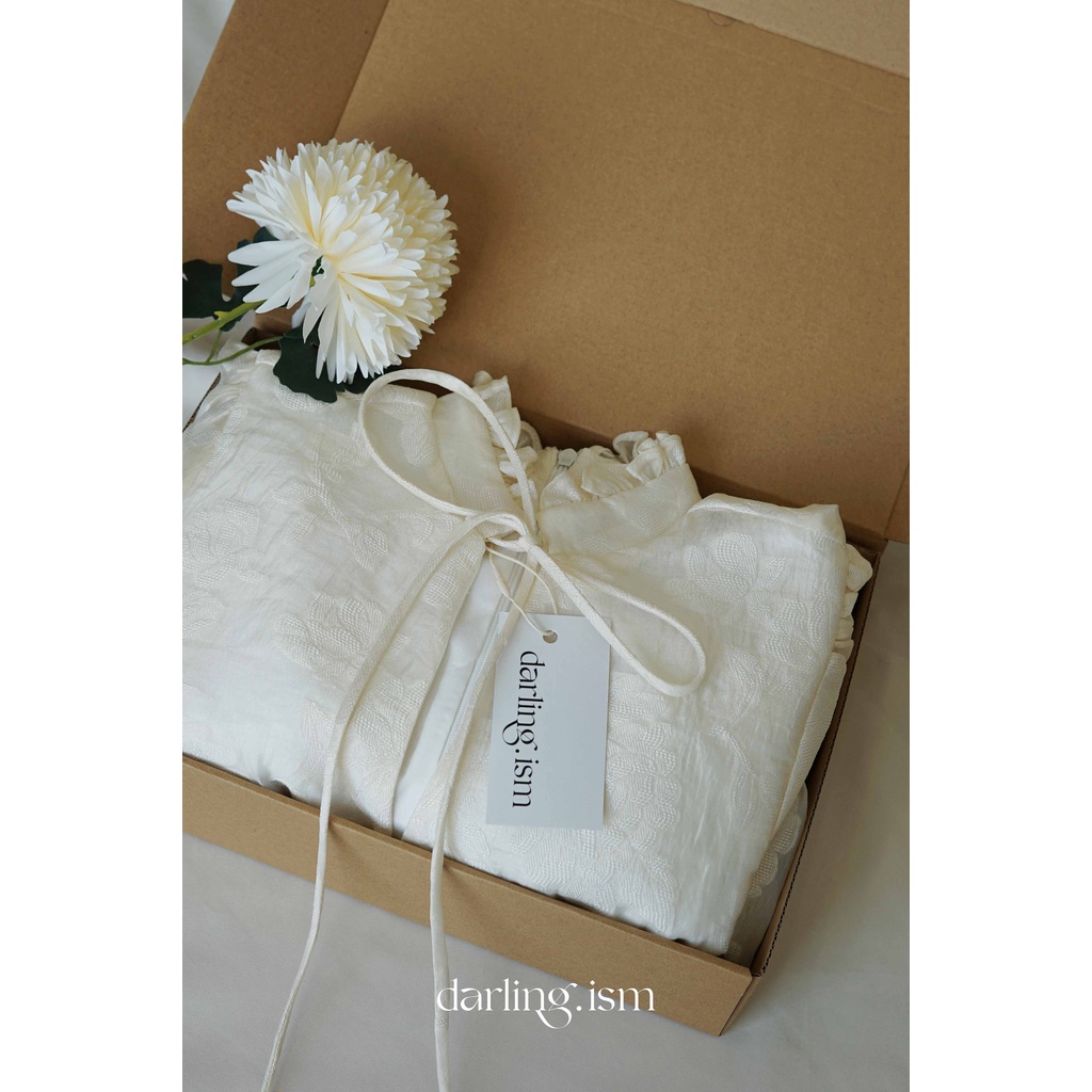 đầm xoè tay dài phồng hoạ tiết hoa la hojila dress - darling.ism | BigBuy360 - bigbuy360.vn