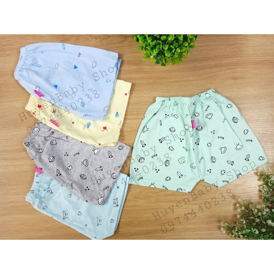 (Loại 1) Combo 10 quần đùi chục cotton in họa tiết cho bé - Carter