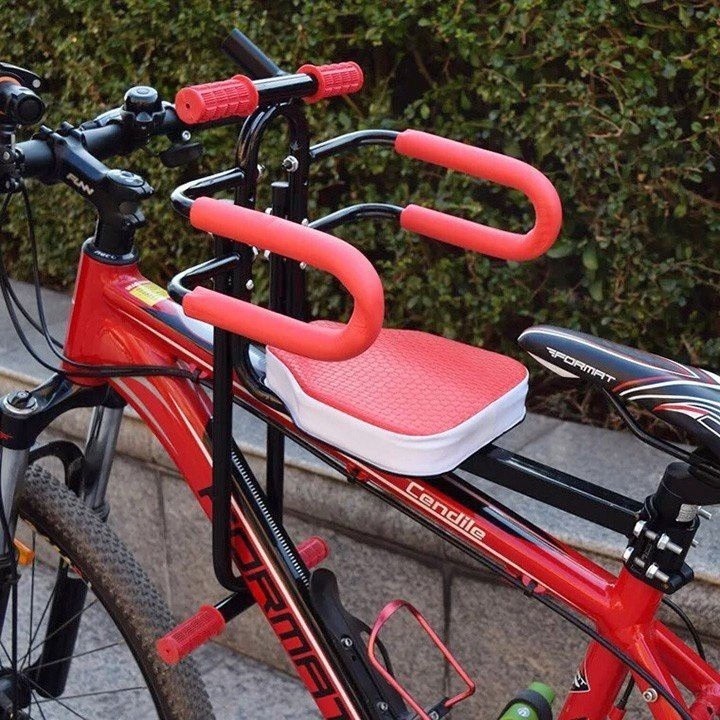 Ghế gắn xe đạp, xe đạp điện cho trẻ em ngồi có tựa