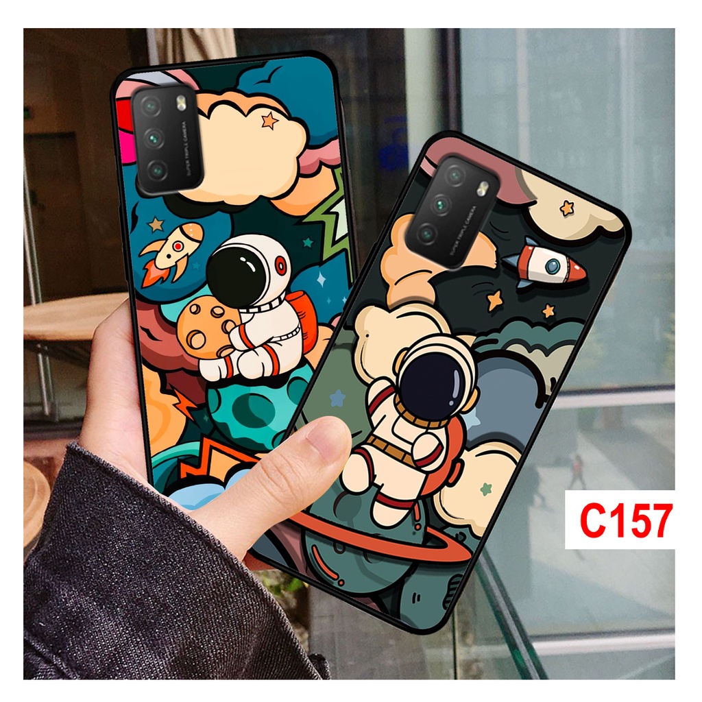 Ốp Redmi 9T - Xiaomi Poco M3  in hình phi hành gia, vũ trụ ngân hà. ốp lưng Xiaomi Redmi chất lượng.