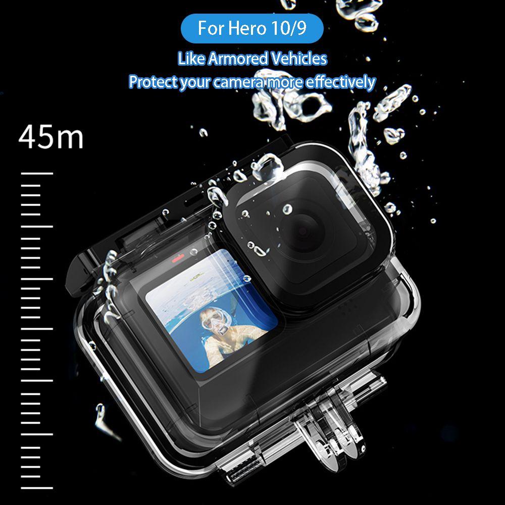 BTLIMER Vỏ Bảo Vệ Máy Quay Dưới Nước Chất Lượng Cao Cho Gopro 10 / 9 10 / 9