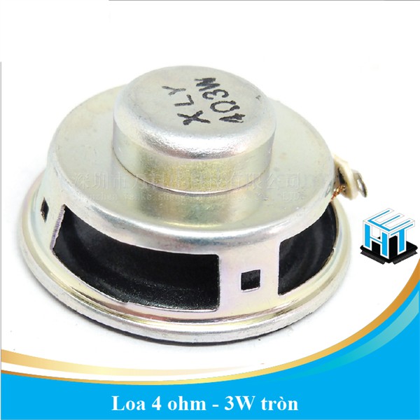 Loa 4 ohm - 3W tròn đường kính 40mm