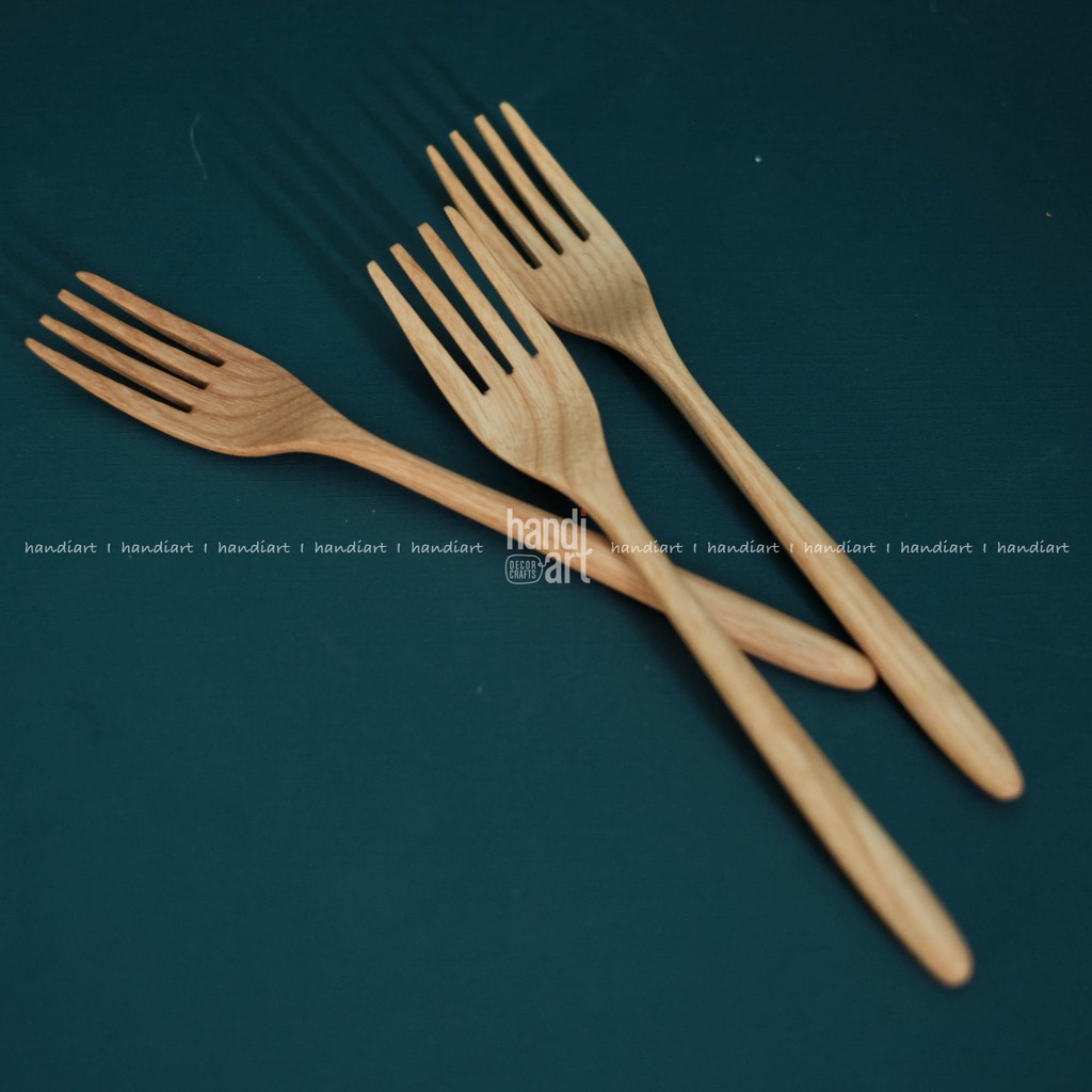 Nĩa gỗ handmade - Nĩa gỗ tần bì