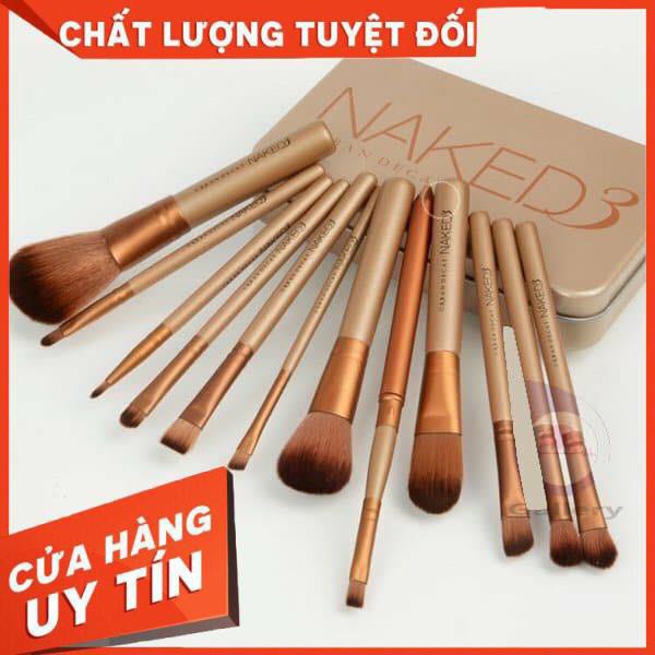 Bộ Sản Phẩm Trang Điểm Gồm 12 Cây Cọ NAKE 3