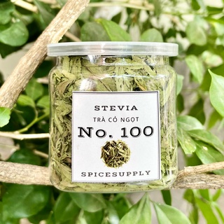 Stevia - Trà cỏ ngọt SPICESUPPLY Việt Nam sấy khô thanh nhiệt, giải độc Hũ 30g