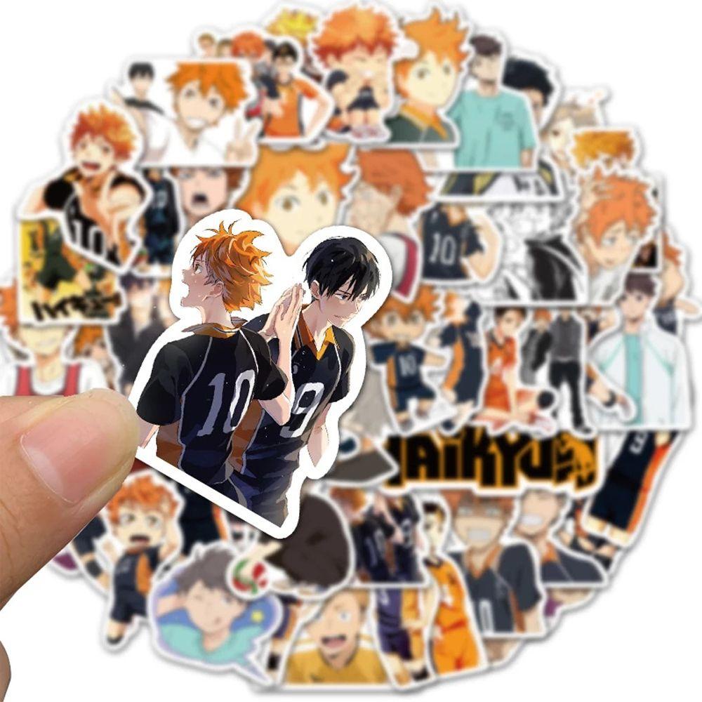 Sticker Hinata Shoyo Dán Trang Trí Điện Thoại / Ván Trượt / Laptop Họa Tiết Graffiti
