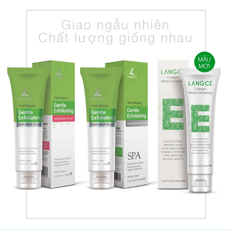 TẨY TẾ BÀO CHẾT AHA/BHA+ ĐẸP DA - FACE it - DA MẶT LANGCE DÀNH CHO NAM