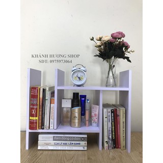 KỆ SÁCH ĐỂ BÀN SIZE TO ĐỂ ĐƯỢC VỞ A4 (trắng,vân gỗ, đen) bảo hành 12 tháng