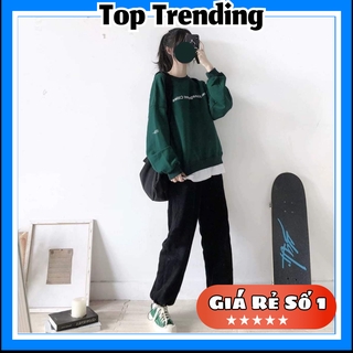 Bộ áo phối mix quần Bom TopTrending Chất nỉ ngoại
