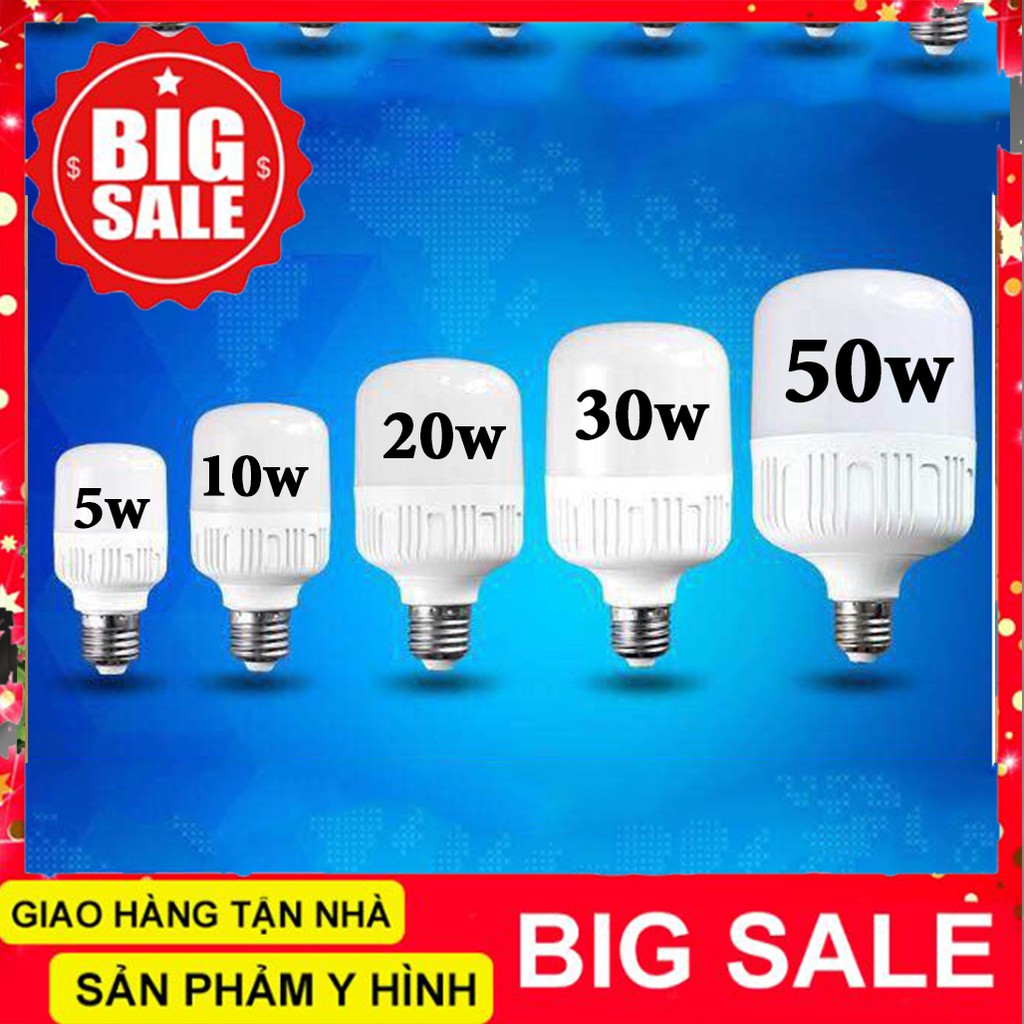 [SALE] Bóng đèn Led trụ siêu sáng 5w-10w-20w-30w-50w TIẾT KIỆM ĐIỆN