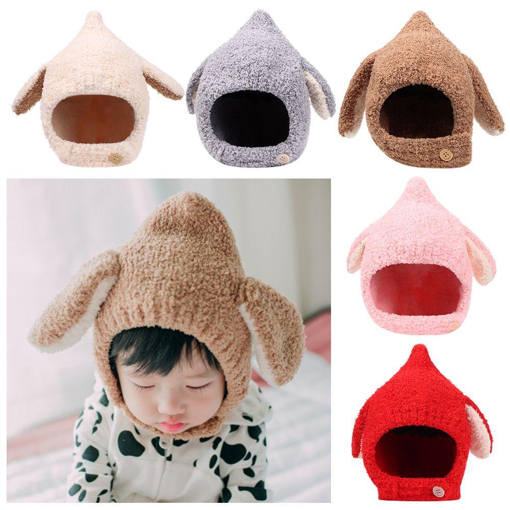 Nón Lông Dày Chắn Gió Giữ Ấm Mùa Đông Cho Bé