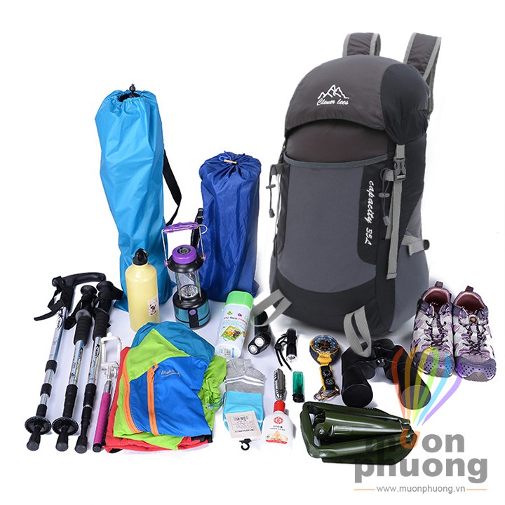 [FREESHIP 70K] Balo du lịch - Balo dã ngoại - Balo Trekking - chống nước xếp gọn - [MUÔN PHƯƠNG SHOP]