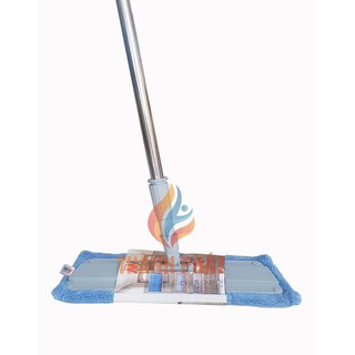 Cây lau nhà công nghiệp Microfiber Dán 45cm (siêu sạch cán rút)