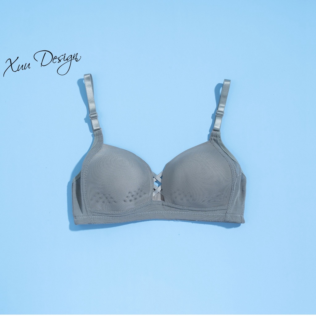 Áo lót ngực su đệm mỏng không gọng XUU, thiết kế lỗ thoáng khí - AV07 | BigBuy360 - bigbuy360.vn