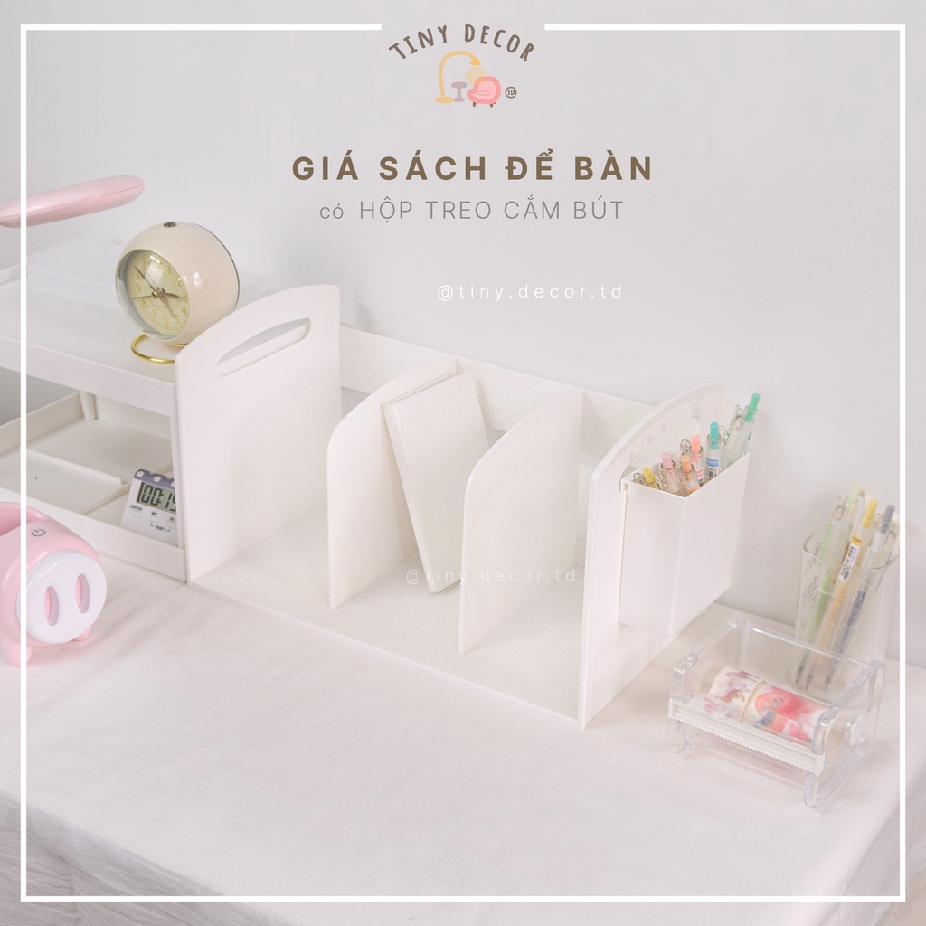 Giá Sách Để Bàn, Kệ Để Sách, Decor Bàn Làm Việc