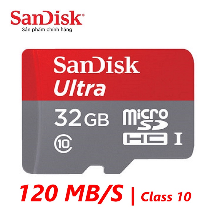 Thẻ Nhớ Sandisk 64GB / 32GB / 128GB / 256GB / 512GB Cho Điện Thoại / Máy Ảnh