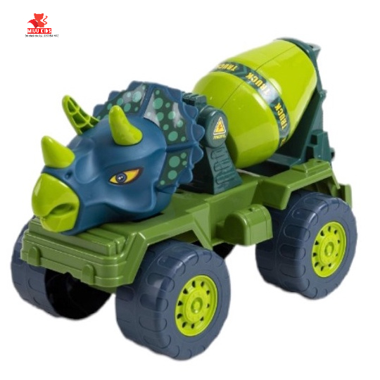 Xe Kỹ Thuật Máy Trộn Bê Tông Khủng Long Bằng Nhựa Cao Cấp An Toàn Cho Bé