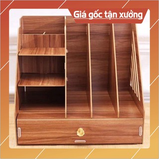 Kệ sách mini để bàn bằng gỗ đa năng