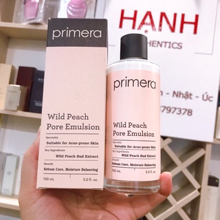 SỮA DƯỠNG DA PRIMERA PORE EMULSION WILD PEACH  150ml