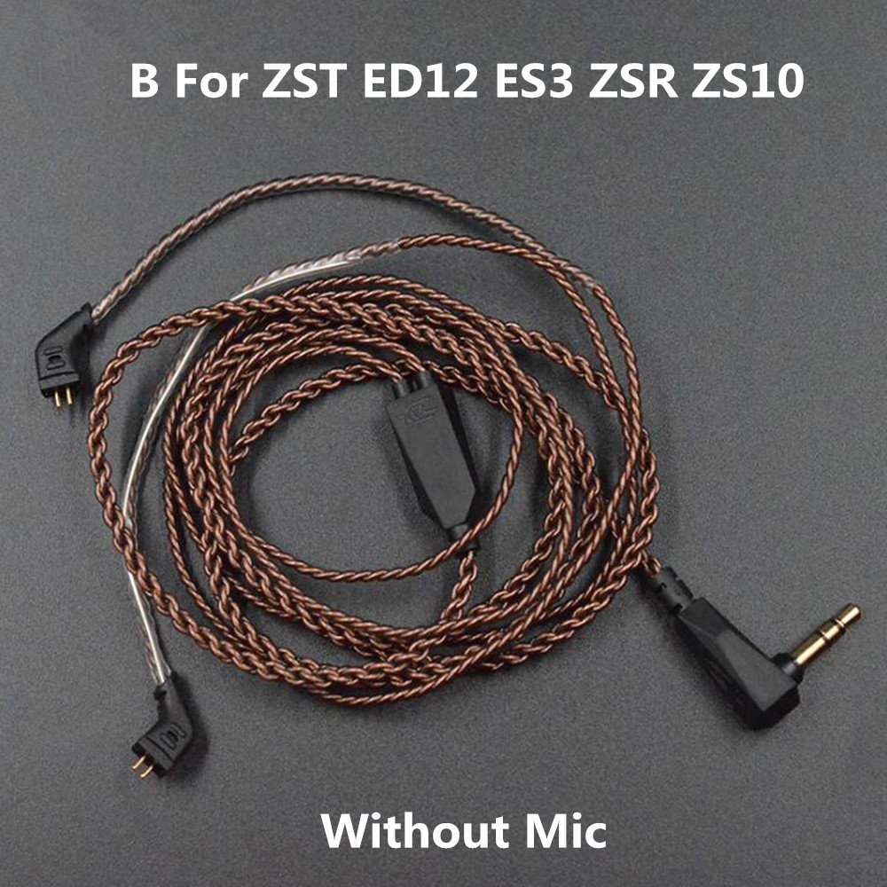 Dây Cáp Kz Ofc Cho Kz Zs4 / Zs3 / Zs5 / Zs6 / Zst / Ed12 / Es3 / Zsr / Zs10 / Zsn