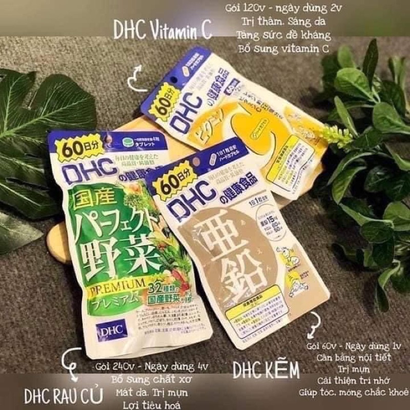 Collagen DHC Viên uống chống lão hóa đẹp da Nhật Bản Colagen 60ng