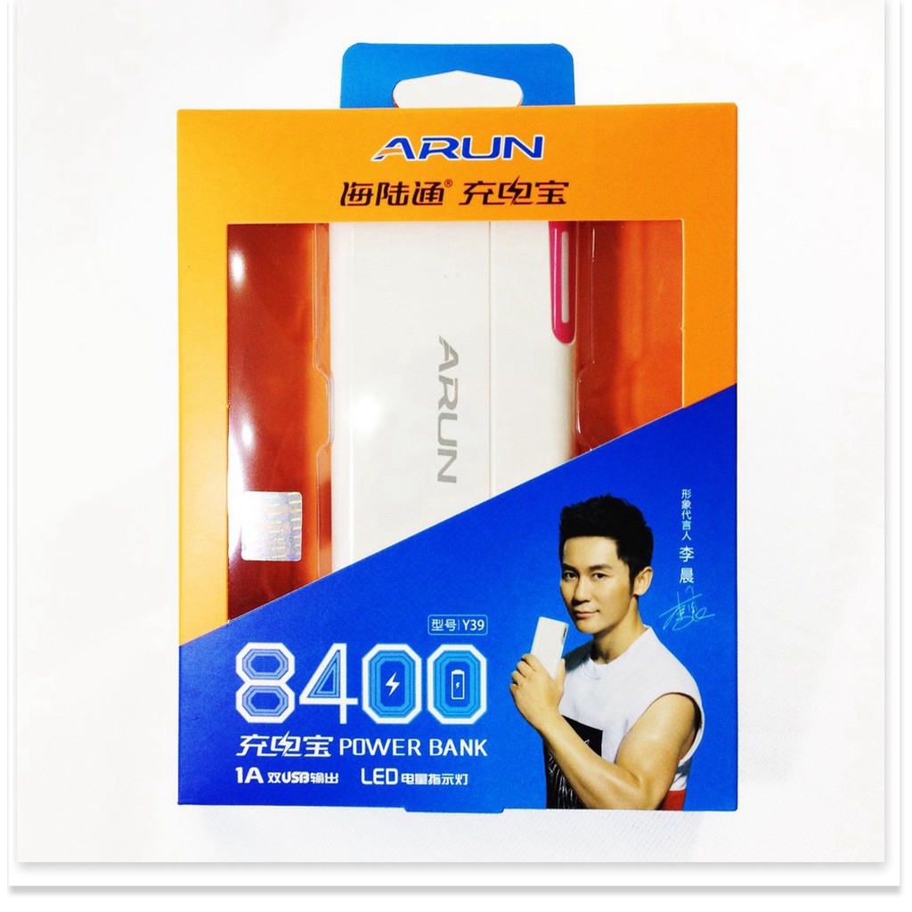 Pin Dự Phòng Arun 8400mah Chính Hãng - BH 1 Năm | Sạc Arun | Pin Arun
