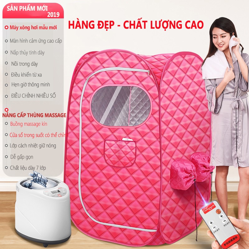 Lều xông hơi đôi 7 tầng có cửa sổ - cabin xông hơi giải độc và giảm cân Phòng spa chăm sóc sức khỏe