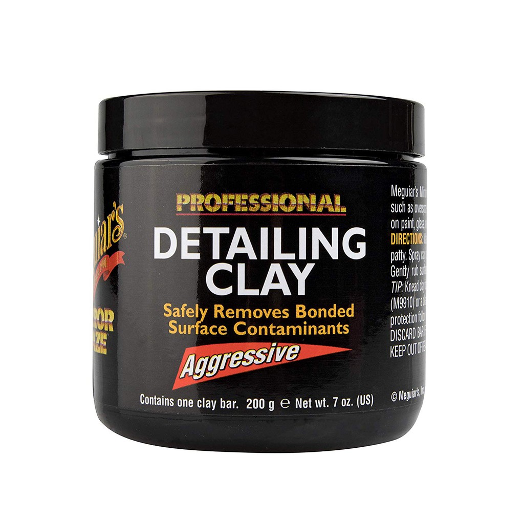 Meguiar's Đất set tẩy bụi sơn chuyên dụng loại tẩy mạnh - Detailing Clay Agreesive - C2100, 200 g