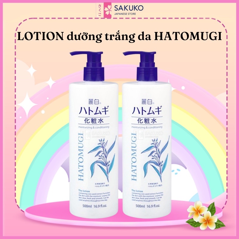 LOTION nước hoa hồng trắng da ý dĩ Nhật Bản 500ml SAKUKO