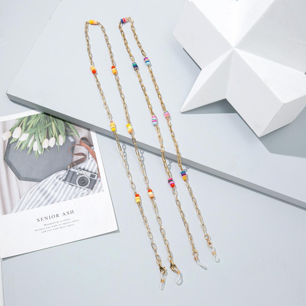 Dây Đeo Kính Mát Chống Thất Lạc Chuỗi Hạt VANES1 Mềm Mại Tiện Dụng Cho Nam Và Nữ