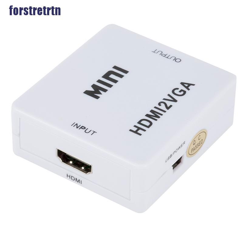 Hộp Chuyển Đổi Vga Sang Hdmi Full Hd Video 1080p Cho Máy Tính