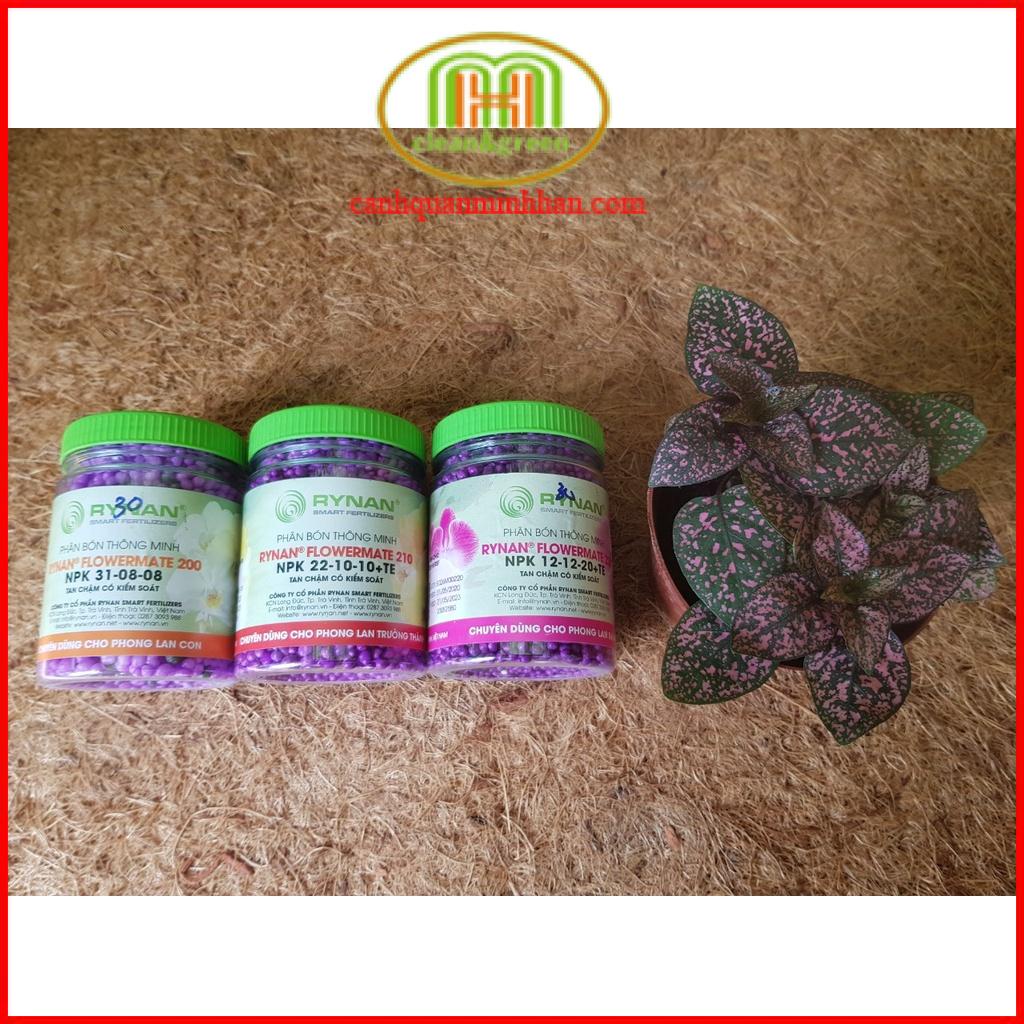 Combo bộ 03 Phân bón Lan thông minh Rynan từ lan con, lan trưởng thành đến lan ra bông dinh dưỡng đến 120 ngày