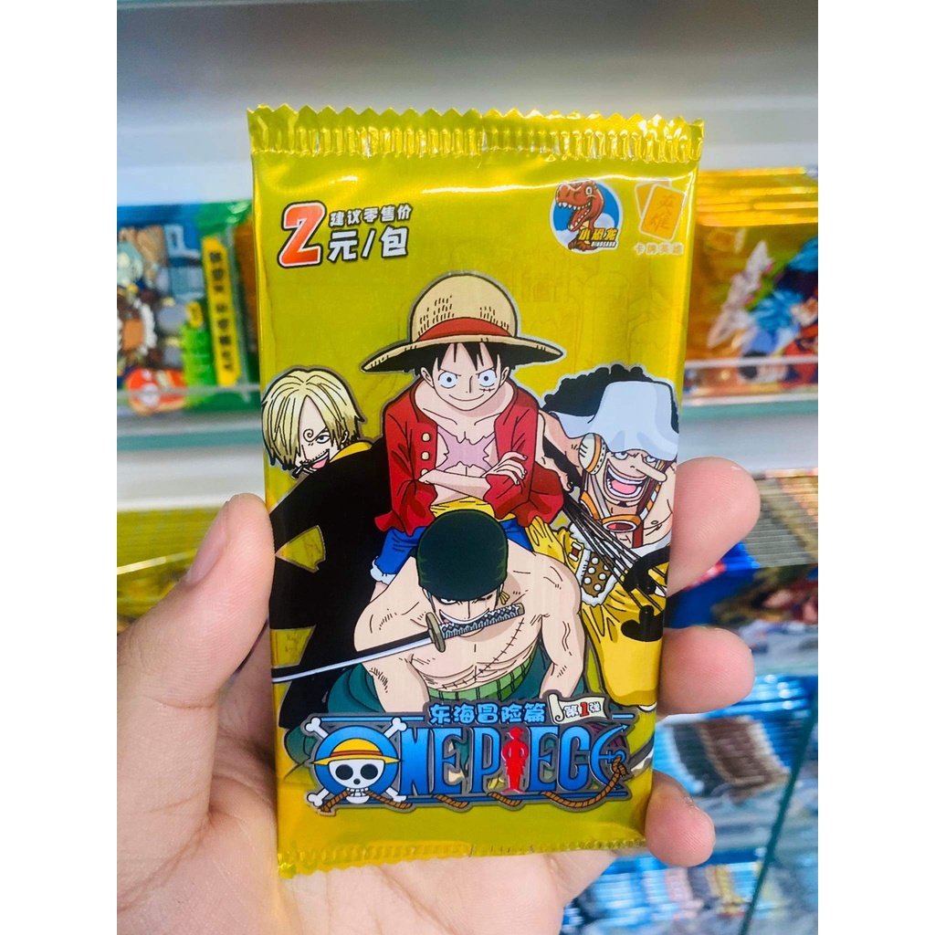 Tổng hợp Set 5 ảnh thẻ nhân phẩm Anime One Piece ngẫu nhiên chibi xinh xắn
