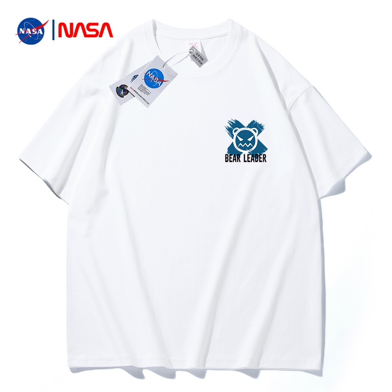 【NASA】 Áo Thun Tay Ngắn In Hình Mặt Quỷ Thời Trang Cho Cặp Đôi áo phông nam nữ