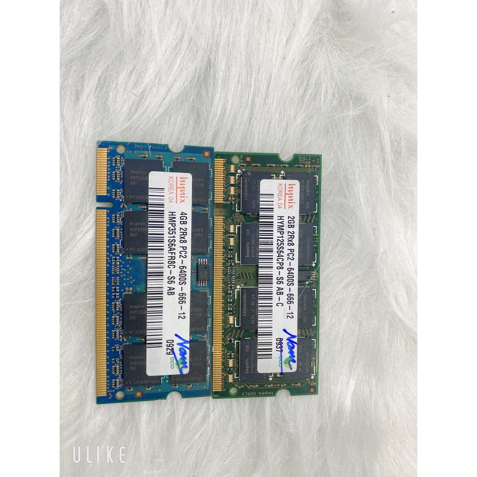 Ram Laptop Cũ DDR2 2G/4G Bus 800/5300/6400 BH 3 Tháng #Mua2Giảm30k#ShopĐặcBiệt #GiảmGiá