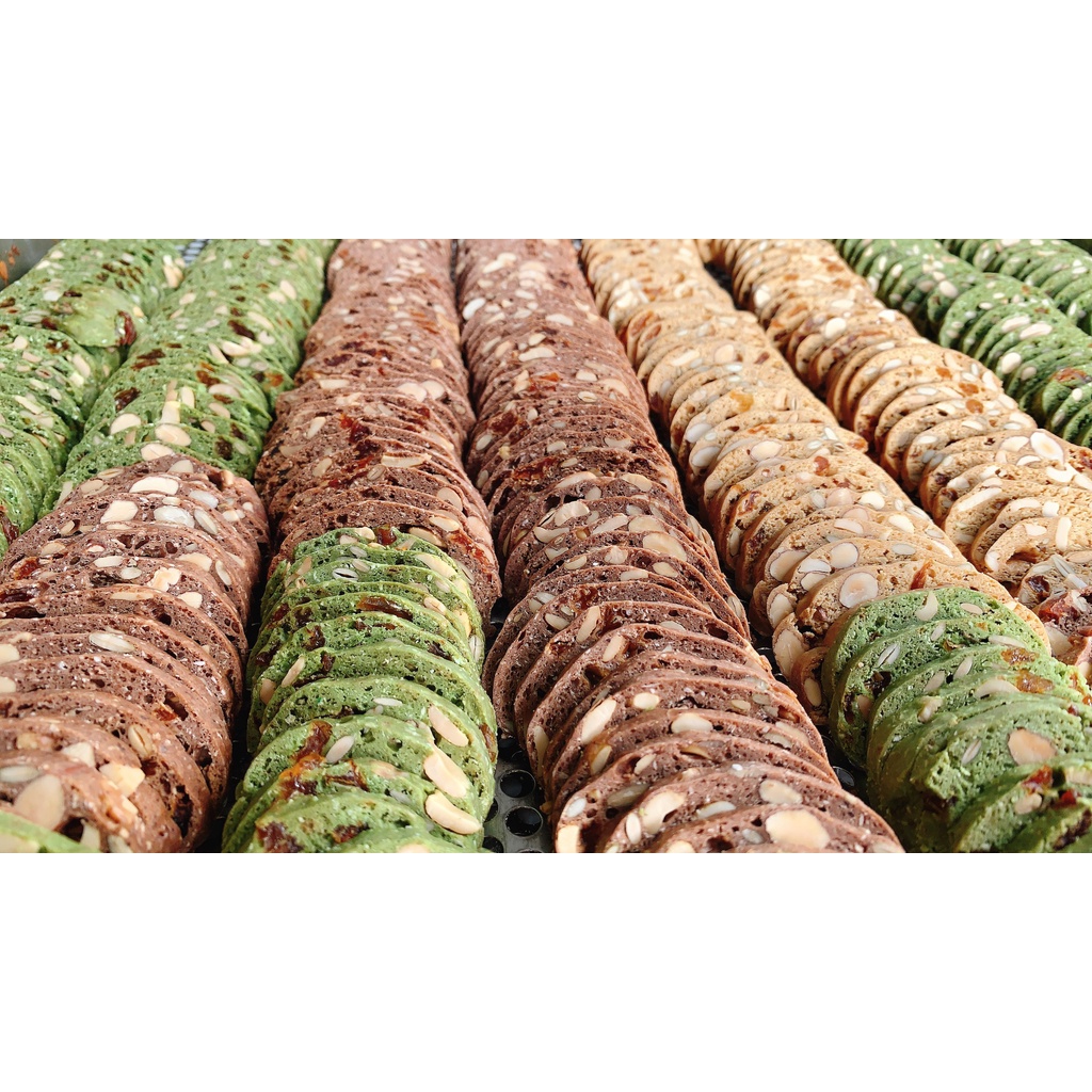 [Rẻ vô địch] Bánh BISCOTTI 3 vị 200Gram  - Bánh ăn kiêng giảm cân không đường