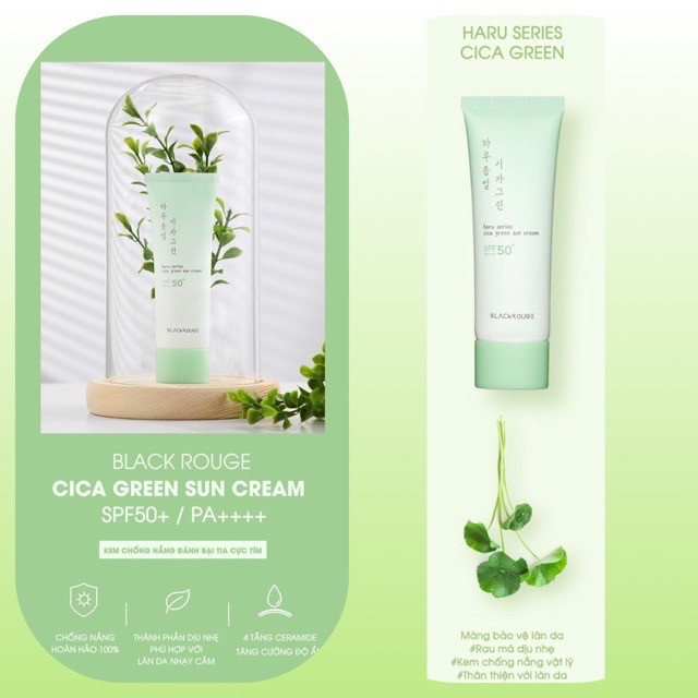 Kem chống nắng Black Rouge Cica Green Sun Cream | BigBuy360 - bigbuy360.vn