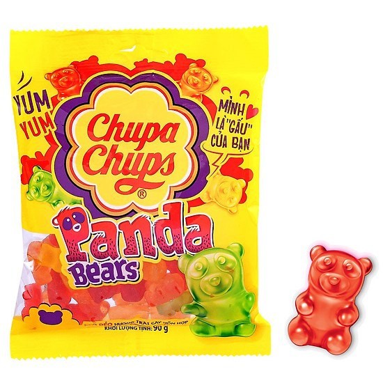 Combo 9 gói mix Chuppa Chups dẻo và Cầu vồng Sour Belt