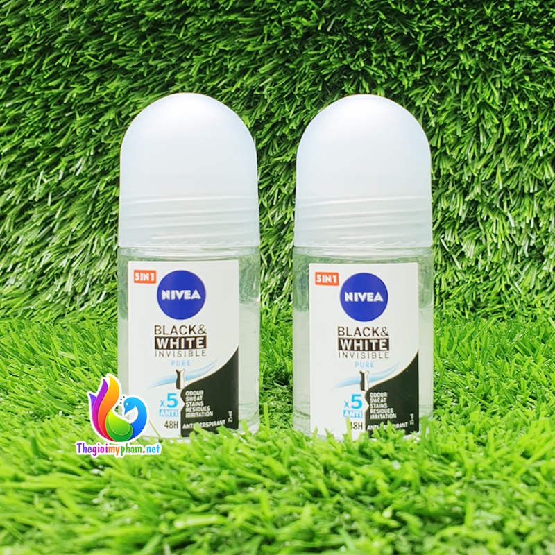 Combo 2 Lăn Ngăn Mùi Nivea Nữ Ngăn Vệt Ố Vàng 25ml