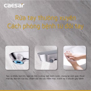 Vòi Chậu Lavabo Lạnh B060C CAESAR Mạ Crom/Niken