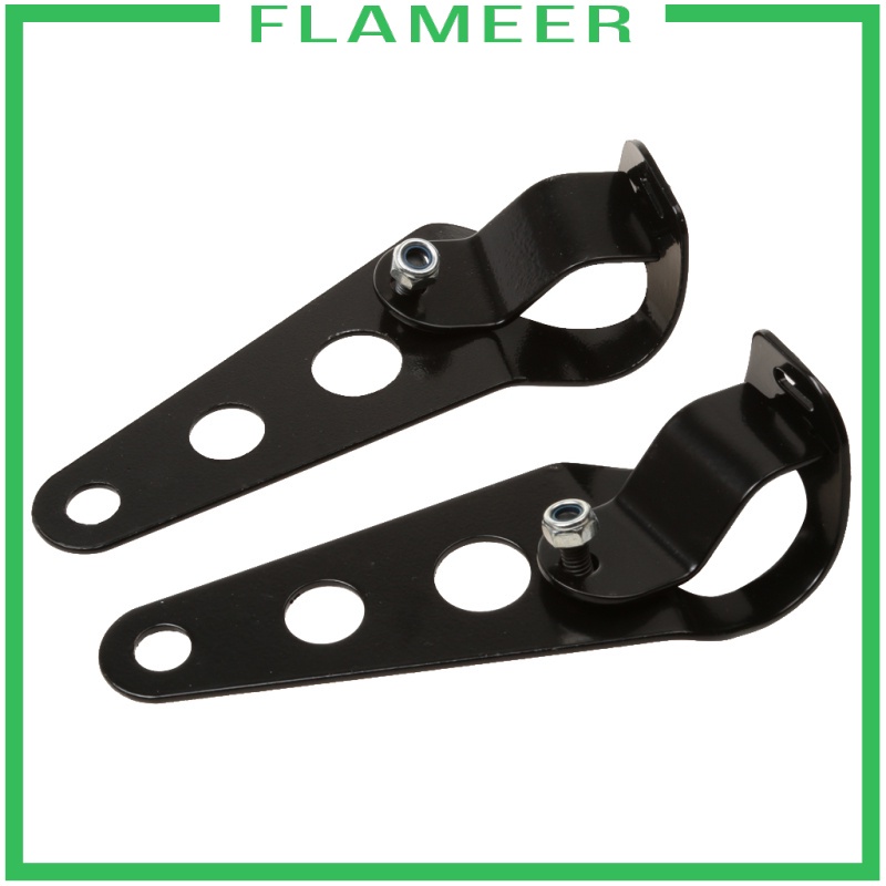 [FLAMEER] Motorcycle Headlight Mount Bracket Fork Ear Bobber 27mm-32mm Black | BigBuy360 - bigbuy360.vn