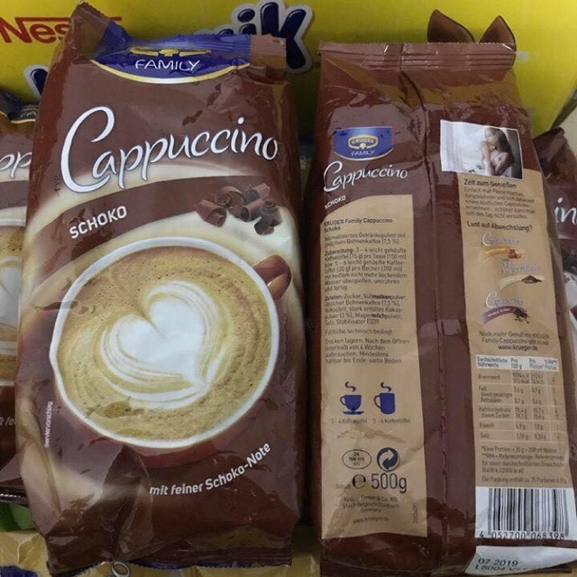Cà phê Capuchino hàng Đức