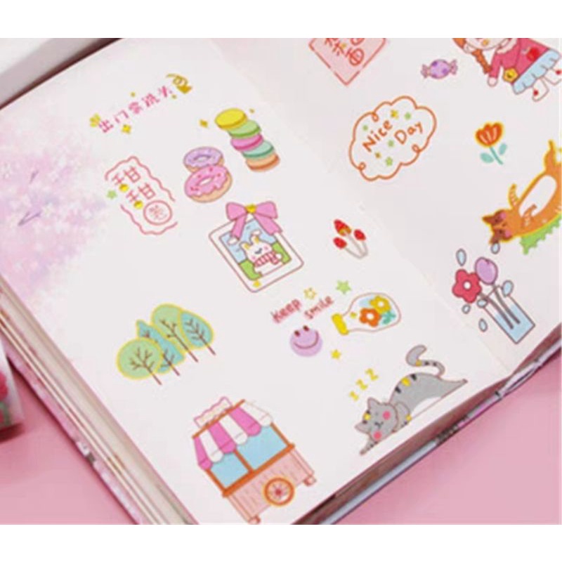 HỘP QUÀ 8 TẤM STICKER CPP, PET SIÊU XINH