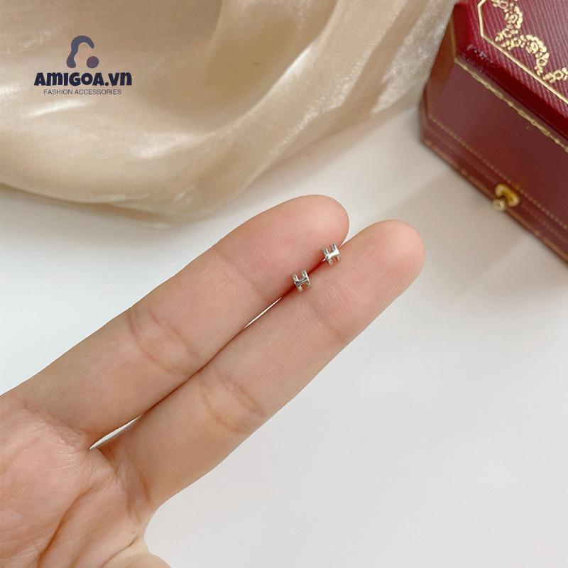 ✨✨Hoa tai chữ H đính đá thời trang dành cho nữ